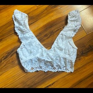 Aerie lace crop top.